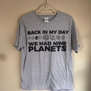 Port and Company Gray Nine Planets Tee
